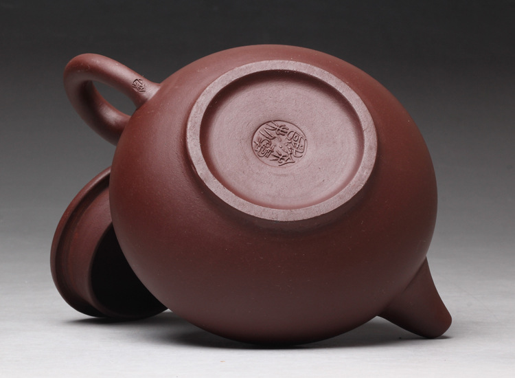 自產自銷紫砂廠家批發宜興紫砂原礦手工紫砂壺精品禮品如意扁櫻壺